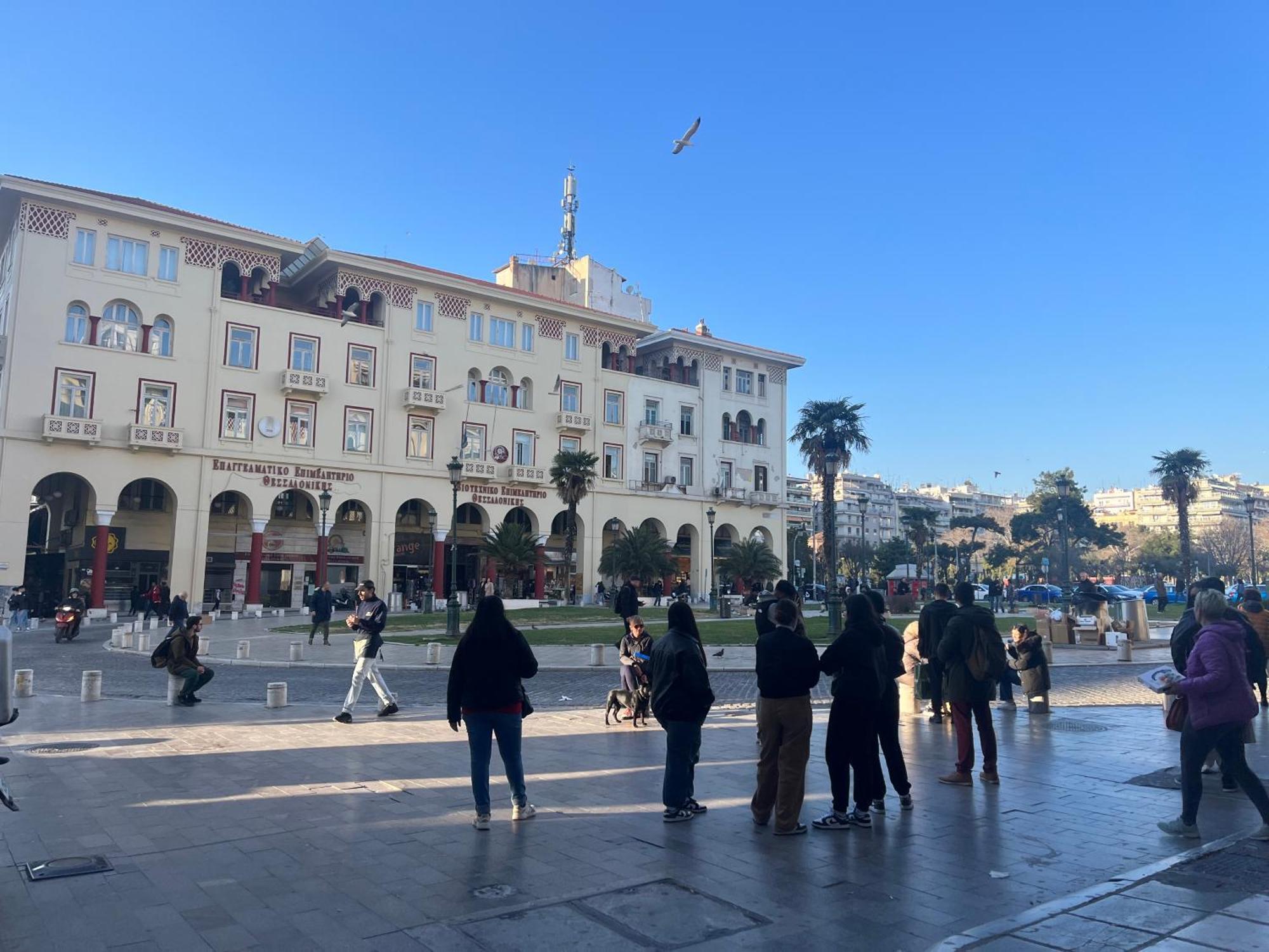 Aristotelous Sqr View Comfy Apt سالونيك المظهر الخارجي الصورة